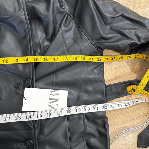 Zara faux leather trench - Picture 9 of 10